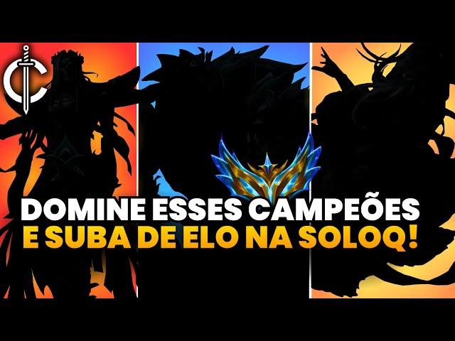 TOP 10 MELHORES CAMPEÕES PARA SUBIR DE ELO NA NOVA SEASON DO LOL!