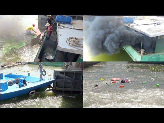 Sà Lan Vượt Cống - Xuồng Gỗ Gặp Sự Cố/The Boat Was Engulfed By Strong Water [NCL]