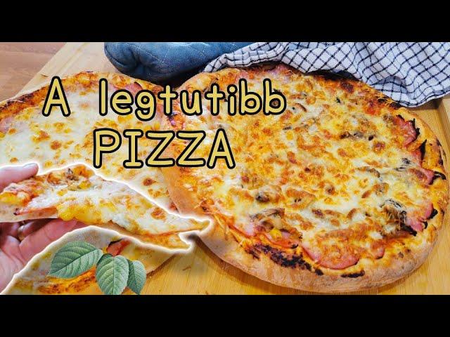 A LEGEGYSZERŰBB és LEGFINOMABB PIZZA, amit otthon elkészíthetsz | ezt tuti szeretni fogod! 