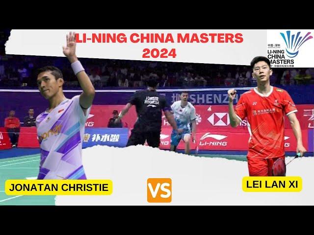 JONATAN CHRISTIE (INA) VS LEI LAN XI (CHN) | CHINA MASTERS 2024