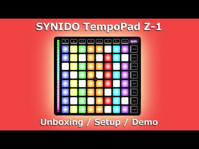 Synido TempoPad Z-1 Midi Controller | Unboxing / Setup / Demo