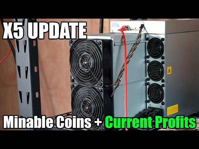 Antminer X5 UPDATE - NEW COIN ALERT!!