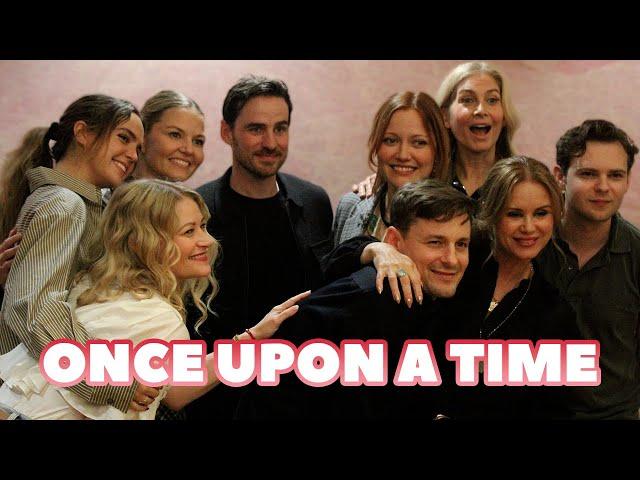 Jennifer Morrison, Colin O'Donoghue, Emilie de Ravin & the cast of Once Upon A Time reunite in Paris