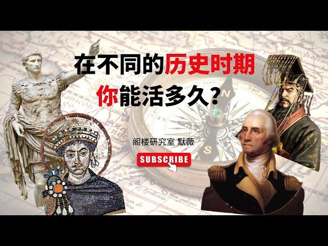 在不同的歷史時期，你能活多久？ ｜閣樓研究室｜默薇