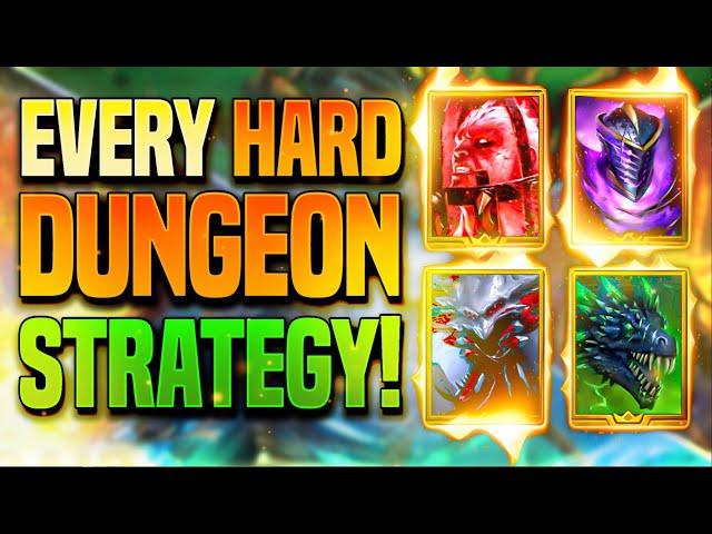 TEAMS & STRATEGY FOR EVERY HARD MODE DUNGEON! (So Far)