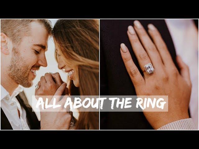 ALL ABOUT MY RING! Moissanite Engagement Ring | Wedding Ring Details