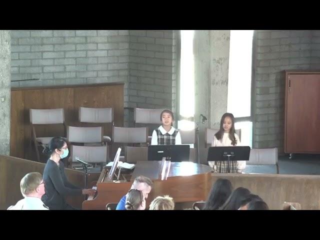 Special Song by Sophia Li and Tammy Tan (11-5-2023)