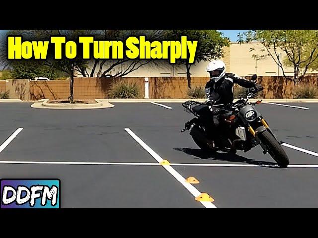 How To Turn ANY Motorcycle At A Slow Speed (Tight Turn From A Stop)