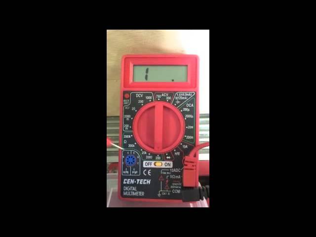 Using a Digital Multimeter to check a switch or fuses