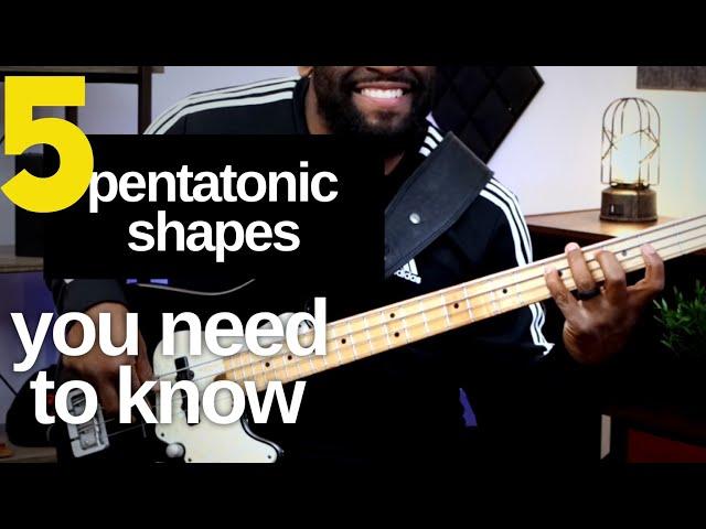 5 Pentatonic Scale Shapes  | Solo & Improv