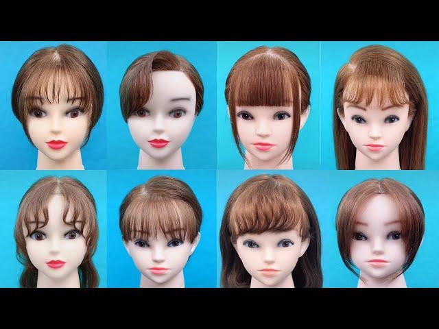 8 Técnicas Más Fáciles Para Cortar El Flequillo |8 Fastest And Easiest Techniques To Cut Bangs(2024)