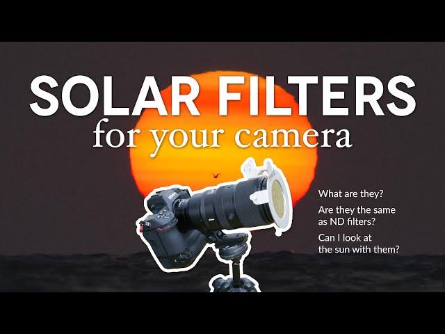 All About Solar Filters for Photography