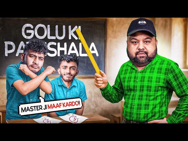 GOLDY  TURNED INTO A TEACHER *GK TEST* | Ft. HEADMASTER GOLU 