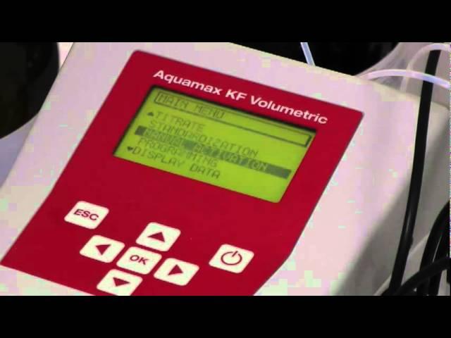 Aquamax KF Volumetric Karl Fischer Titrator