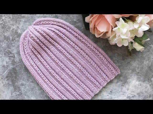 ПРОСТАЯ, ЛЕГКАЯ МОДЕЛЬ ВЕСЕННЕЙ ШАПОЧКИ! KNITTED HAT