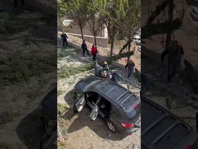 عدوان إسرائيلي على مشروع دمر في العاصمة السورية دمشق