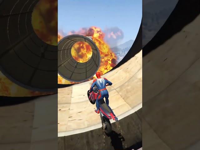 GTA V - Spiderman vs Mega Ramp #spiderman #gta #gta5 #gtav #youtubeshorts #shorts #ytshorts #youtube
