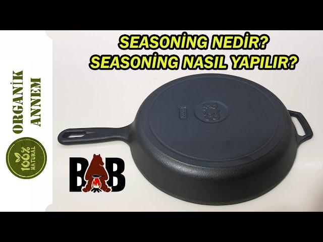 DÖKÜMCÜBABA KAPLAMASIZ DEMİR DÖKÜM TAVAMIZA SEASONİNG İŞLEMİ UYGULUYORUZ / Seasoning Nasıl Yapılır?