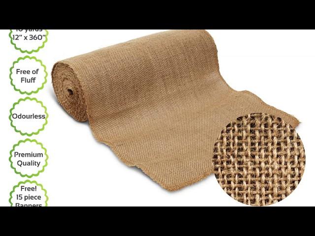 Burlap Table Runner
