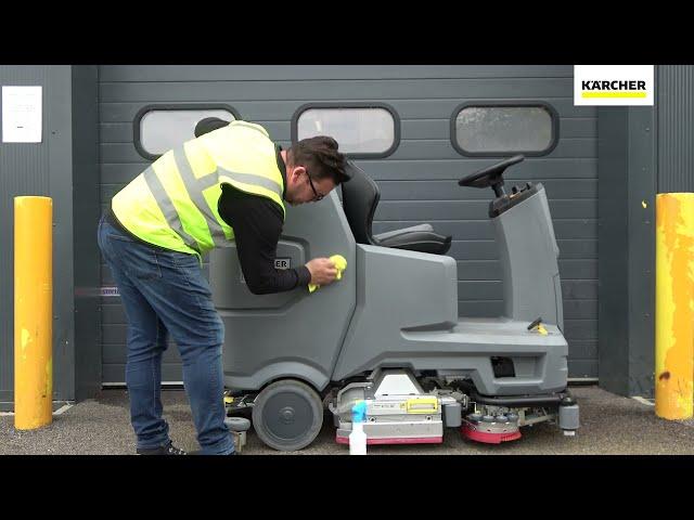 How to Use the Kärcher B 110 R Ride-On Scrubber Dryer