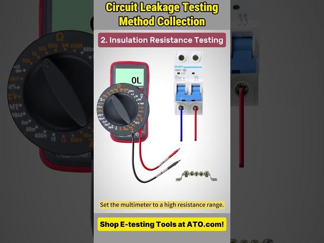 Quick Ways to Test Earth Leakage #electrical #howto #troubleshooting