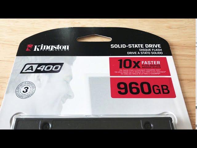 Kingston A400 960GB SATA SSD Review 8-6-20