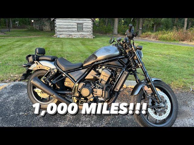 2023 Honda Rebel 1100 DCT 1k Miles Review!