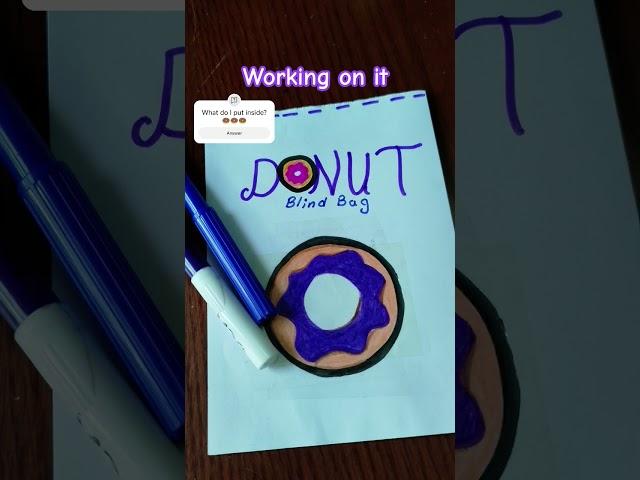 #blindbag #itzzwanii #papercraft #donut #