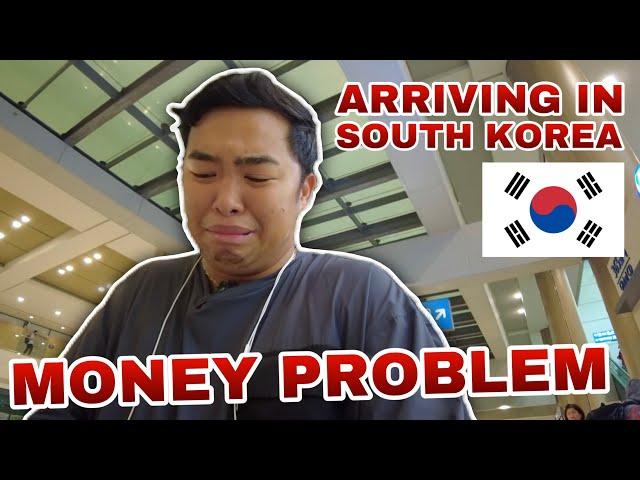 ATM PROBLEM IN THE AIRPORT OF SOUTH KOREA   I CANT GET MONEY  OMG 