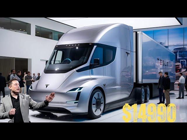 Tesla Semi New Updates!Elon Musk Announces New Feature,Insane Efficiency & Mass production on DEC!