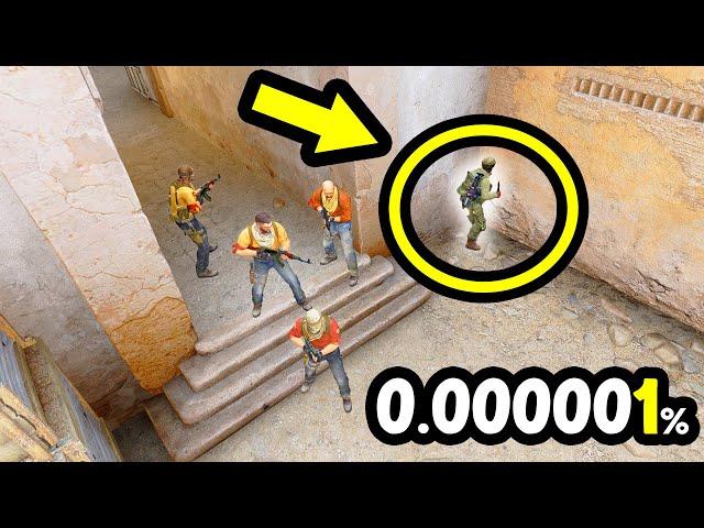 0.0000001% ODDS MOMENT! - CS:GO BEST ODDSHOTS #581