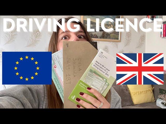 How to exchange an EU driving licence for a UK driving licence in 2024