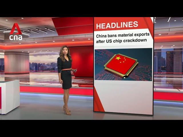 China bans export of key minerals to US | East Asia Tonight (Dec 3)