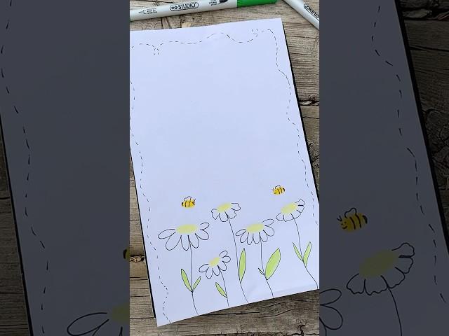 BEE-utiful Front Page Design  | #art #beautiful #easy #aesthetic #satisfying
