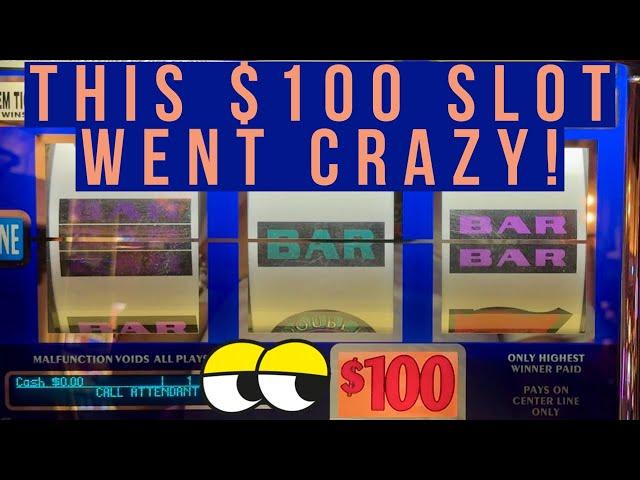 This $100 Slot Went HAYWIRE And Gave Up a JACKPOT!