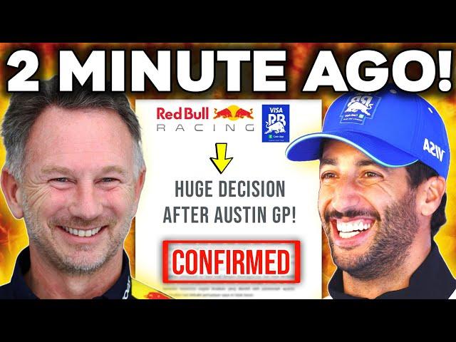 HUGE NEWS for Ricciardo & Red Bull Verstappen after Austin GP! Change everything | F1 News