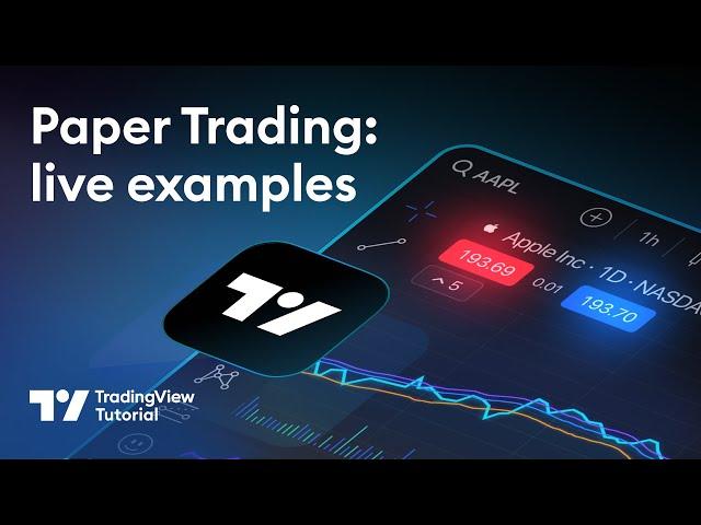 Paper Trading on TradingView: Tutorial