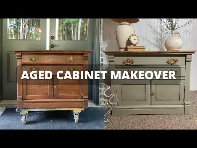 Aged Cabinet Makeover 