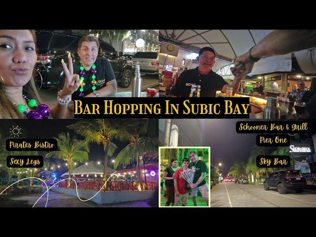 Night Life in Subic Bay Freeport Zone / Bar Hopping #subicbay #lifestyle #nightlife