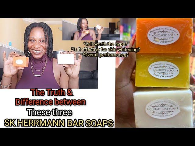 SK HERRMANN BAR SOAPS//MY HONEST FULL REVIEW #skincare #barsoap #review #skinlightning #fulldetails