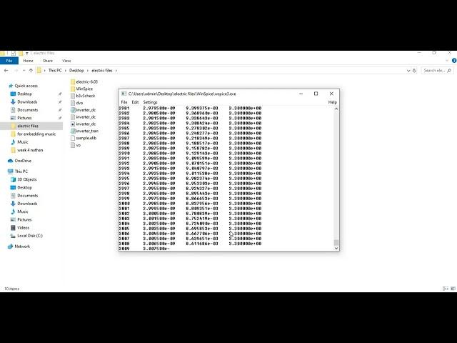 Netlist simulation using Winspice and LTspice