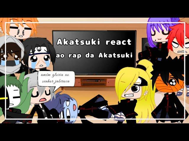 Akatsuki Reagindo ao rap da Akatsuki Gacha Club (7mz)