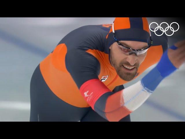 NEW OLYMPIC RECORD!  Speed Skating Beijing 2022 | Men's 1500m Highlights