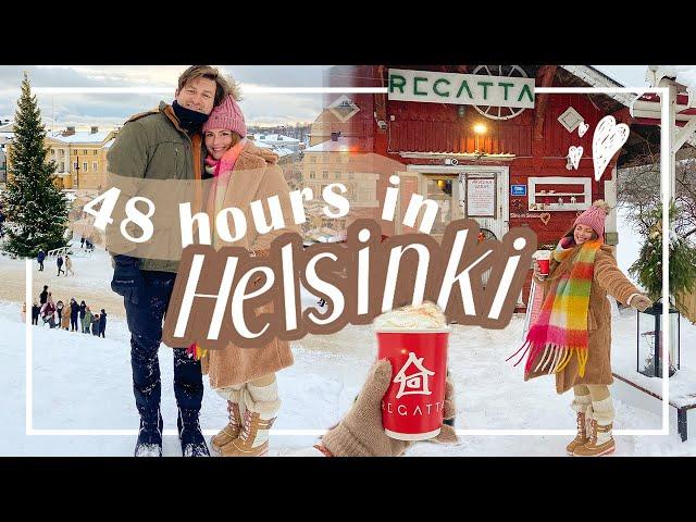 HELSINKI FINLAND VLOG | Visiting Christmas Markets, day trip to Porvoo, Cafe Regatta