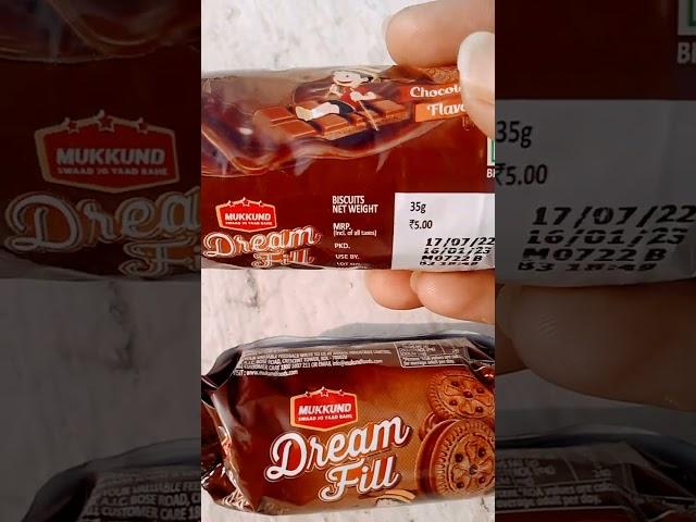 Dream fills cream biscuits#shorts #youtubeshorts #ytshorts #short #budgetpackage