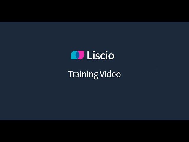 Liscio's Training Video 2020