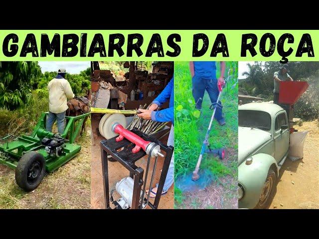 RURAL GAMBIARRA. Everyone does what they can!