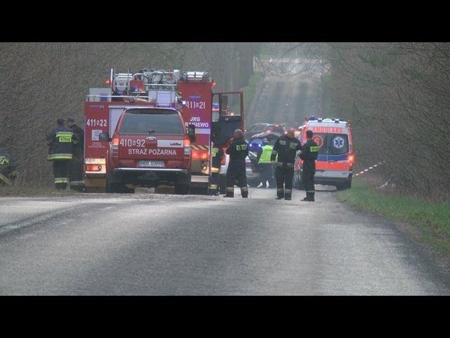 Tragiczny wypadek na trasie Braniewo - Frombork. Zginęły dwie osoby[video]