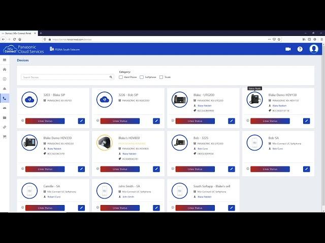 NSv Connect Device Functions