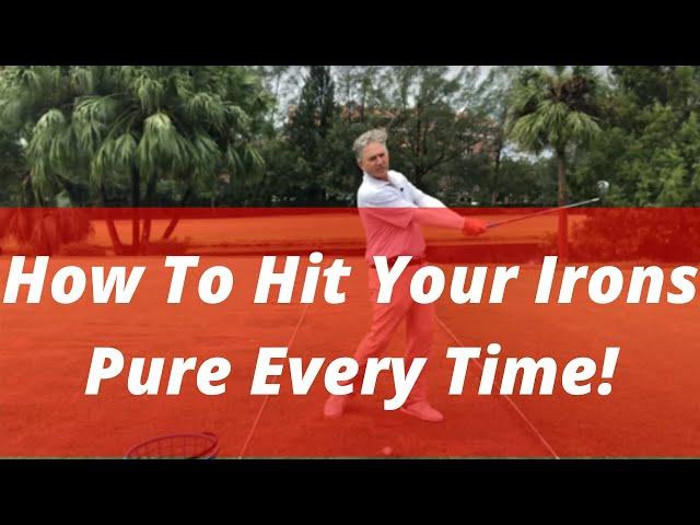 How to Hit Your Irons Pure Every Time!  1 Simple Way to Play Great! PGA Golf Pro Jess Frank